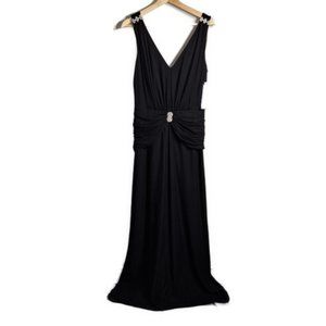 Cachet by Sears Black Maxi Dress Size 10
